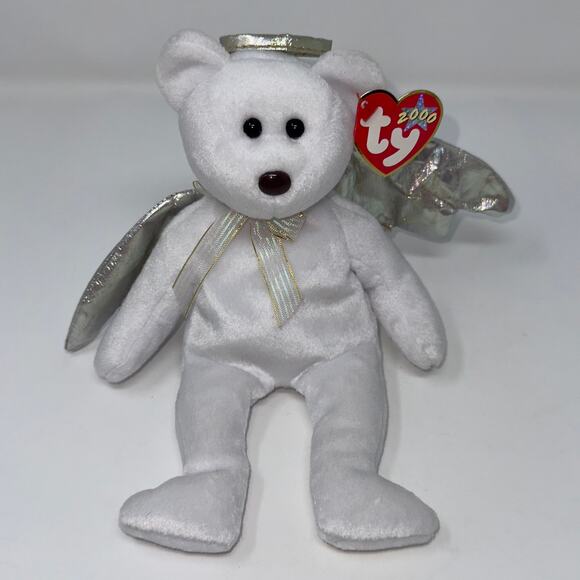 Ty Beanie Babies Halo 2 the angel Bear - Picture 1 of 6